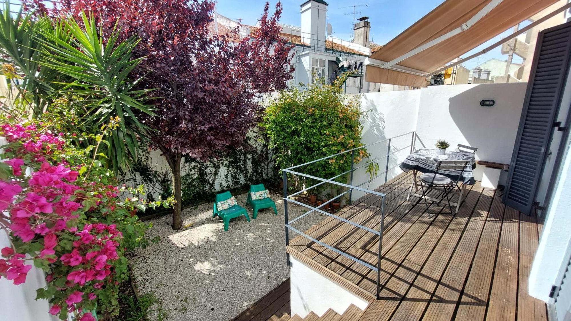 Apartment With Private Garden - Central Location Lisboa Exteriör bild